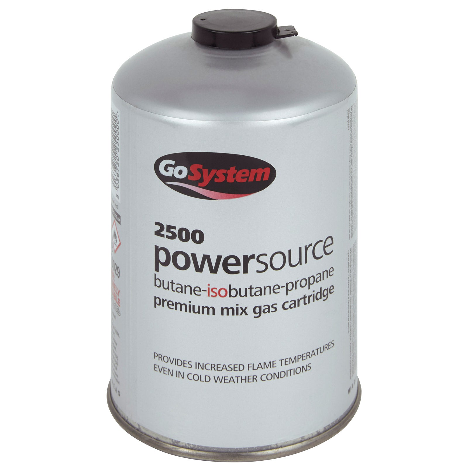 GO SYSTEM screw-on cartridge valve gas cartridge camping stove butane/propane 445g