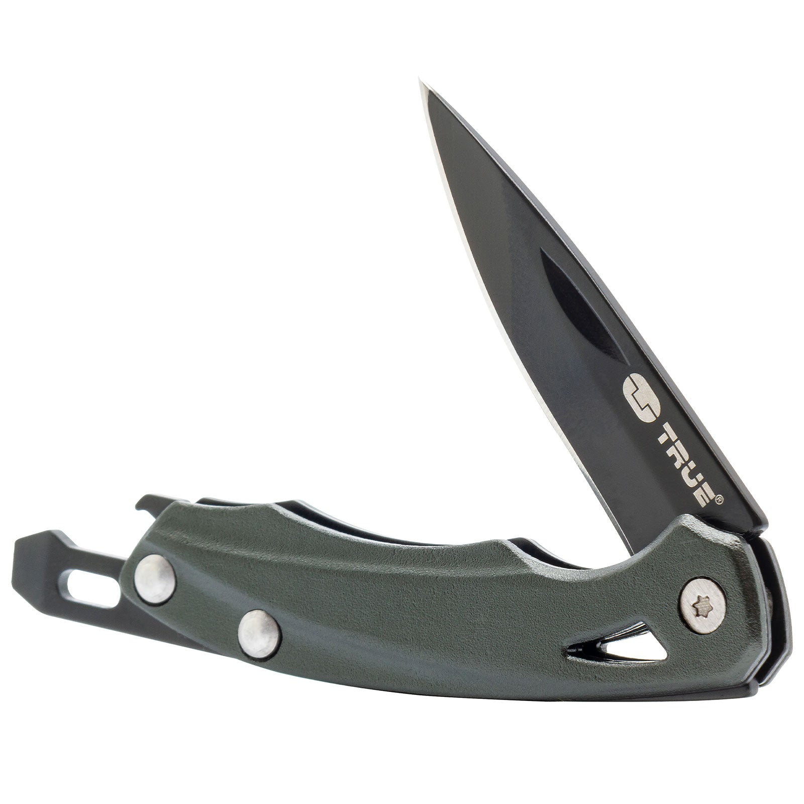 TRUE UTILITY Couteau de poche Slip Mini Multi Tool Couteau pliant Porte-clés