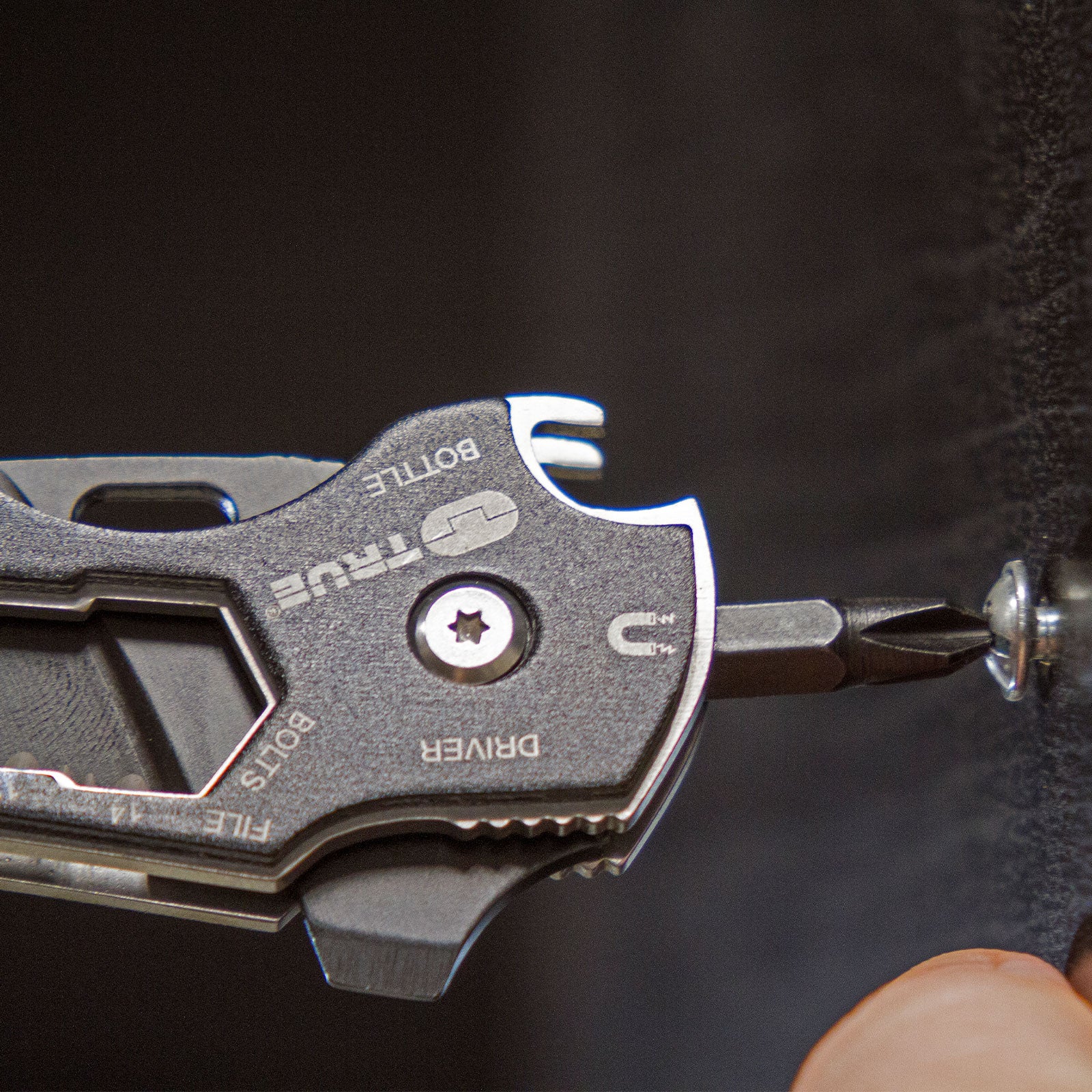 TRUE UTILITY Mini Multi Tool SmartKnife+ Couteau de poche à clip ceinture Couteau pliant