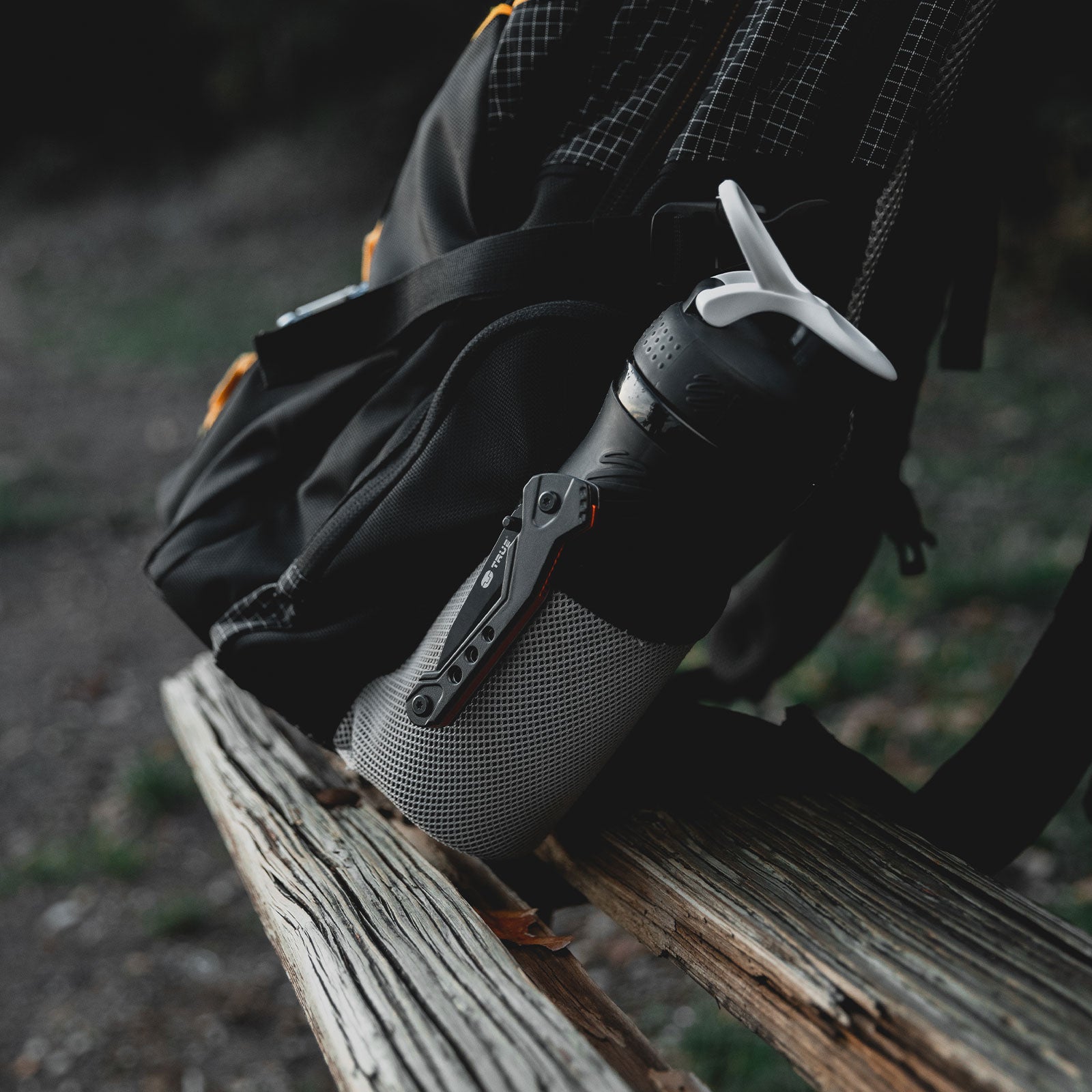 TRUE UTILITY Mini couteau de poche Trueblade Couteau de ceinture à une main Couteau pliant 89 g