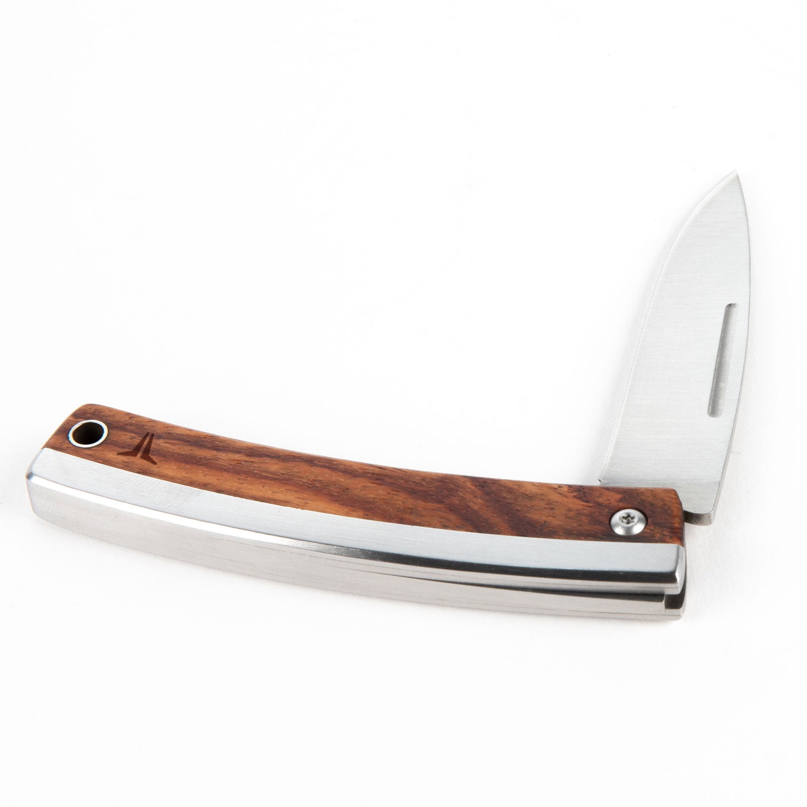 TRUE UTILITY Couteau pliant Couteau de gentleman Couteau de poche Manche en palissandre 63 g