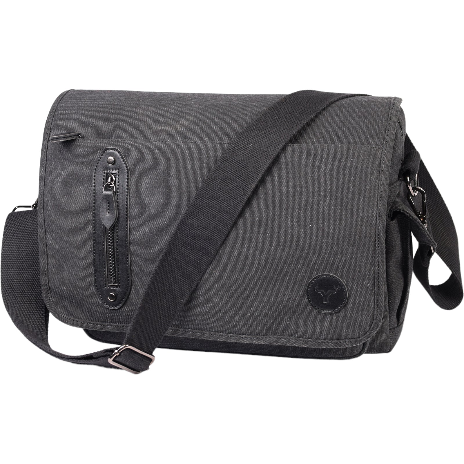 YAKFIELD Everest Canvas Messenger Bag Laptop Shoulder Bag 15"