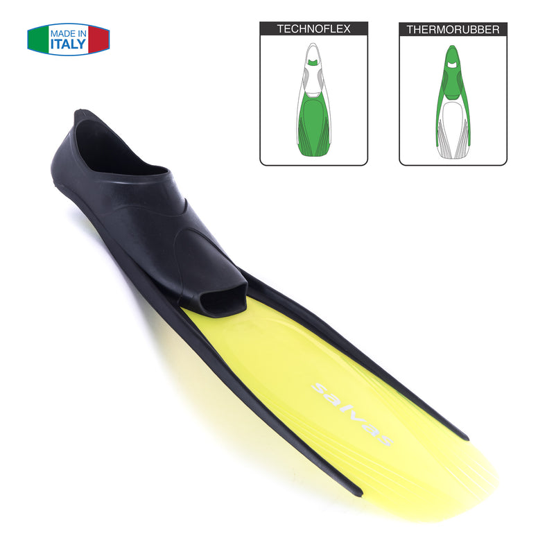 SALVAS Swimming Fins Murena Snorkel Diver Long Fin Adult&Child 27-45