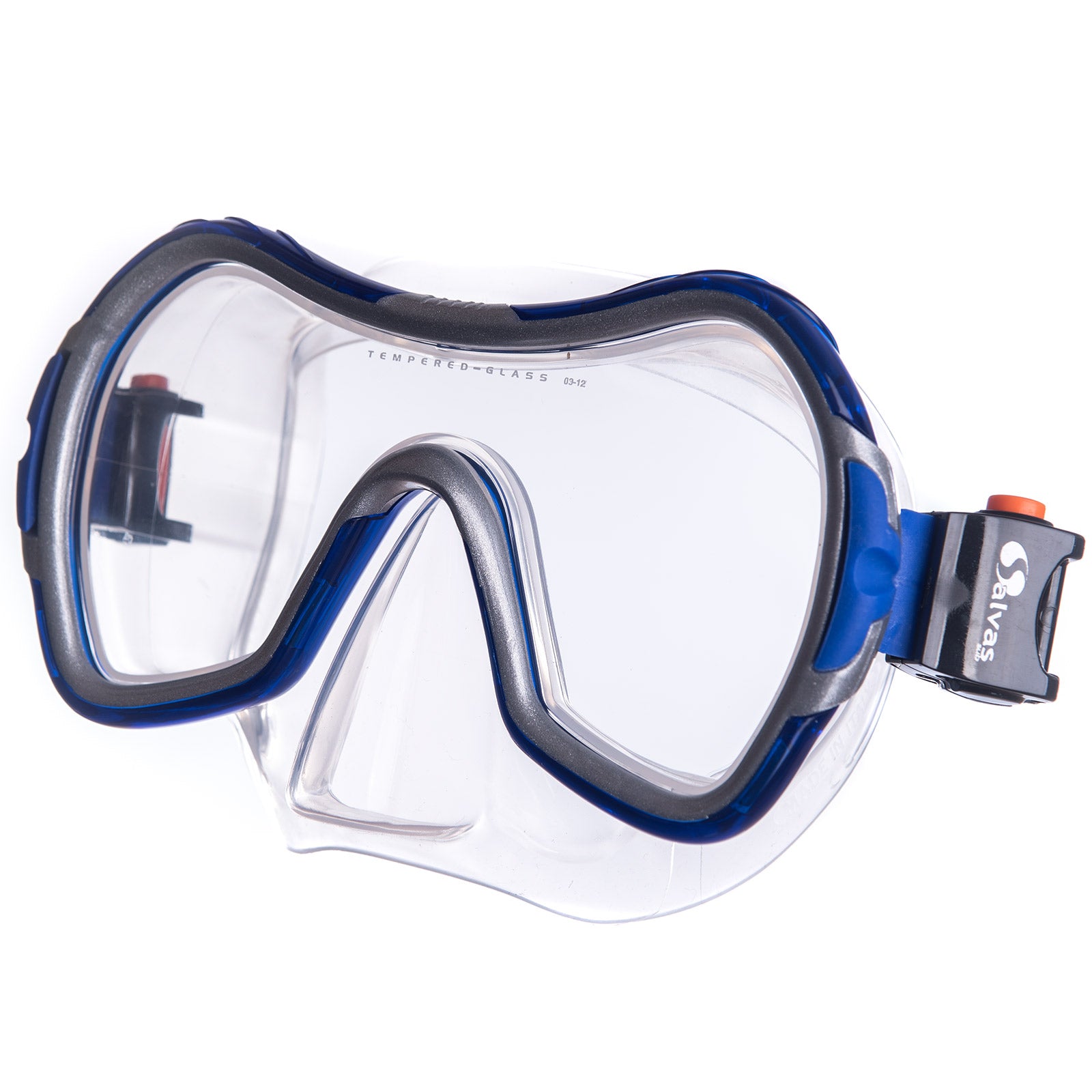 SALVAS Diving Mask Viva Sr Snorkel Swimming Goggles Anti-fog Adult Silicone
