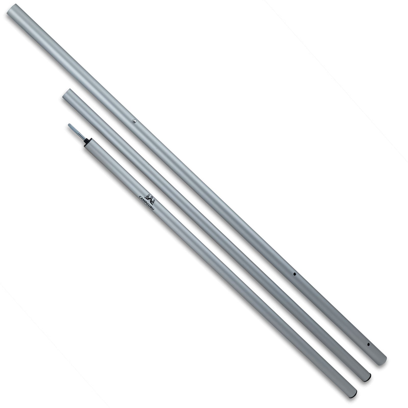 CAMPGURU Universal Rafter Awning Spring Caravan Tension Rod Aluminium 225-250 cm