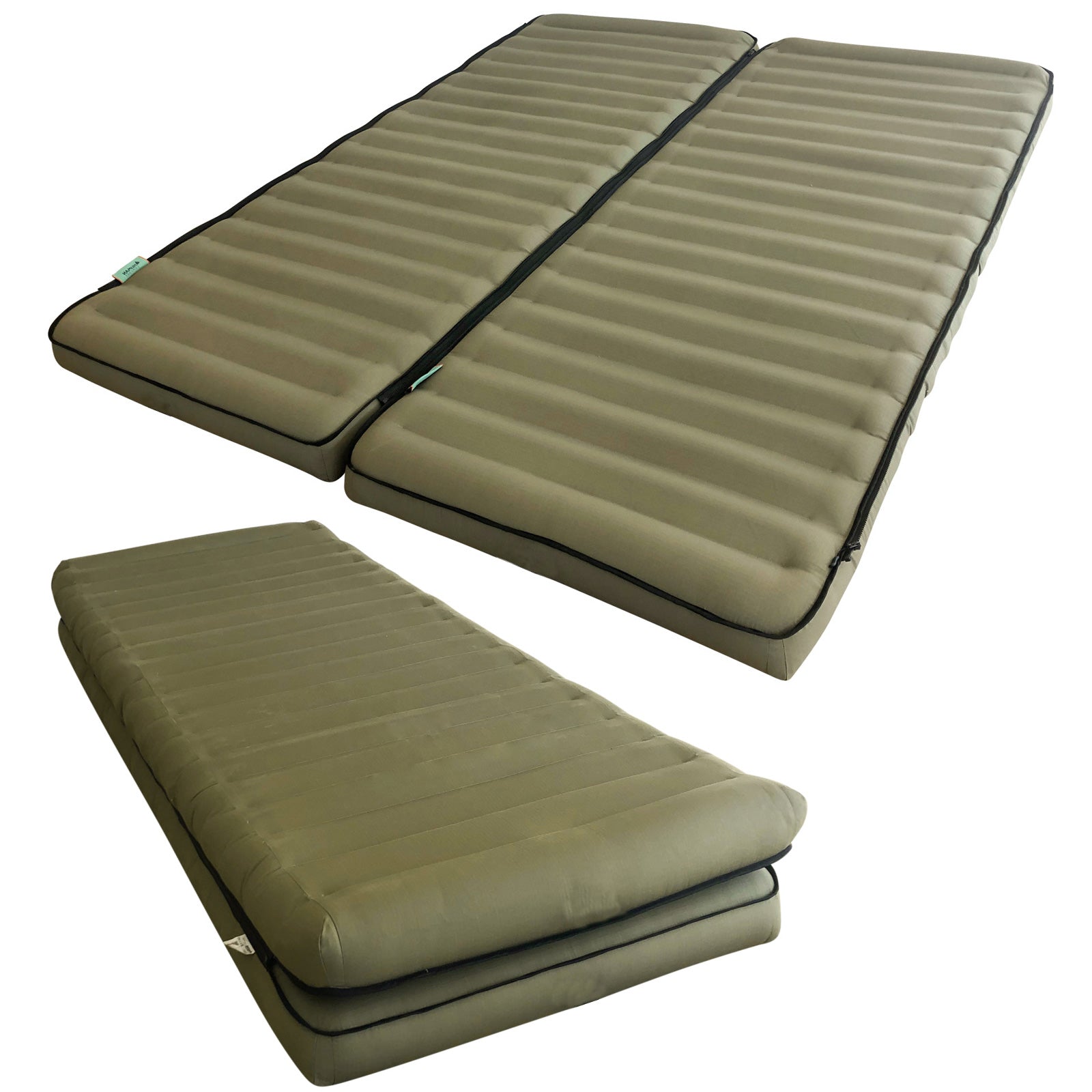 Matelas gonflable Chatou HUMAN COMFORT, matelas de couchage pour invité, 100 % coton