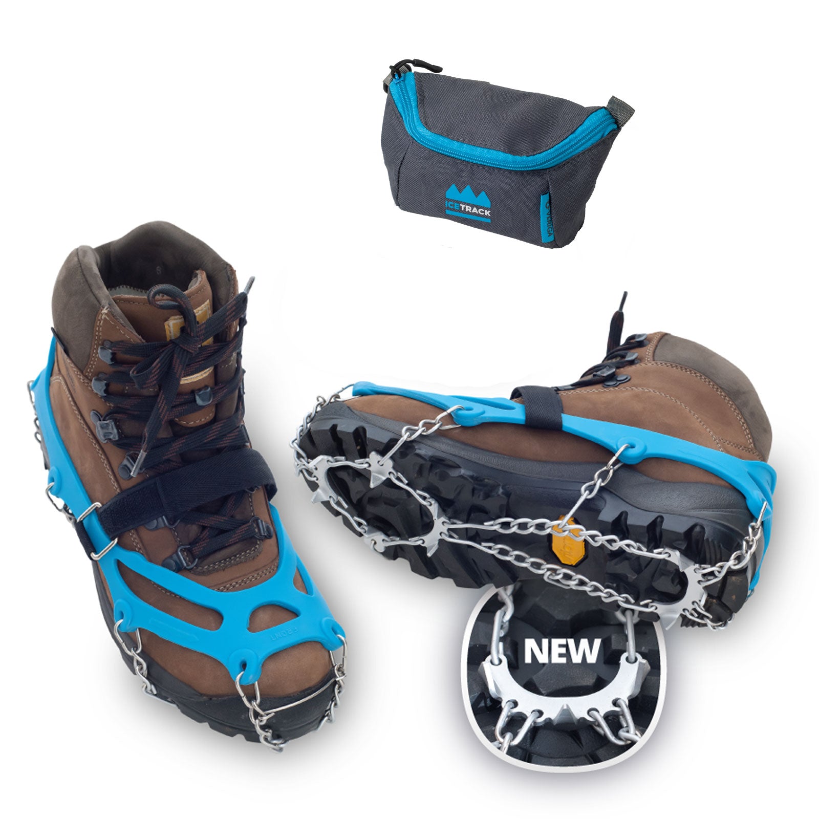 VERIGA Ice Track Shoe Claws Ice Claws Shoe Spikes Snow Chains Crampons
