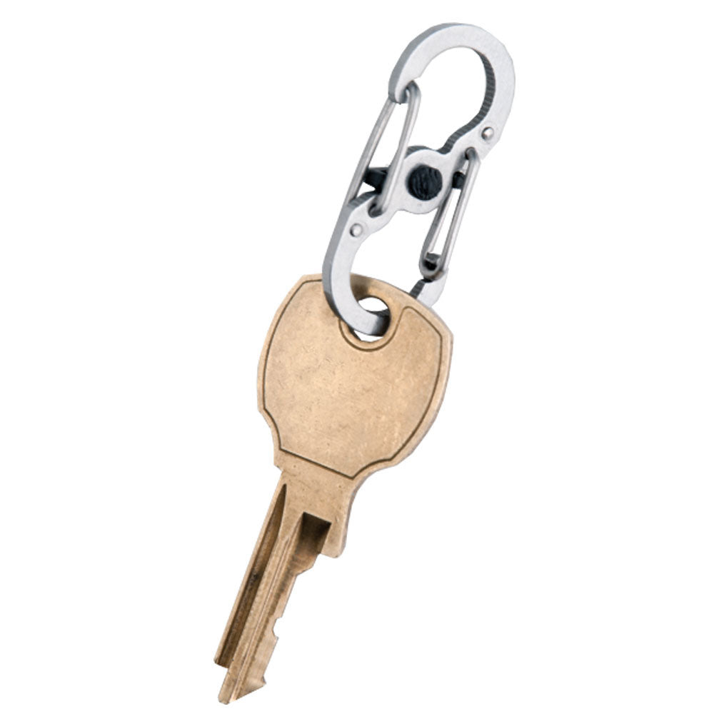 NITE IZE MicroLock S-Biner Mini Karabiner Schnapp Haken Schlüssel Ring Anhänger