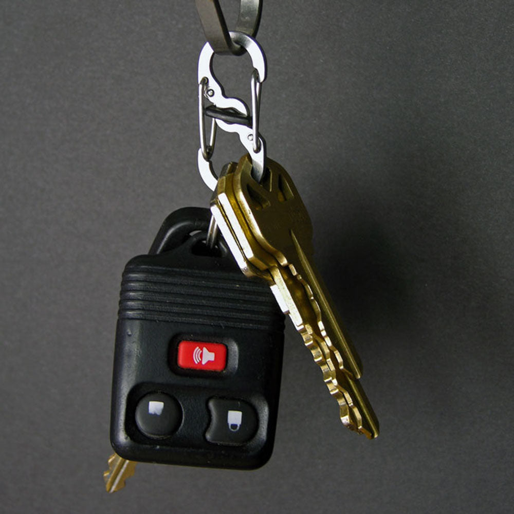 NITE IZE MicroLock S-Biner Mini Karabiner Schnapp Haken Schlüssel Ring Anhänger