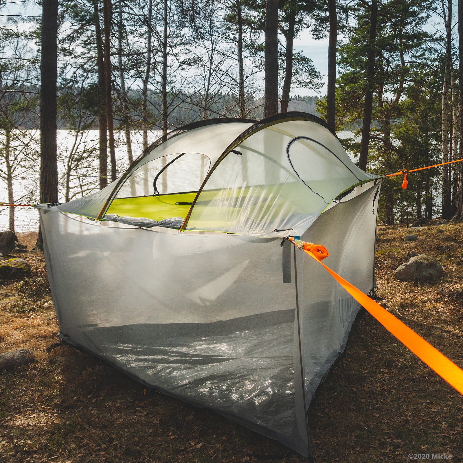 zelt bäume spannen TENTSILE Baumzelt Stingray 3.0 Trekking 2-3 Personen Biwak Flug Zelt H