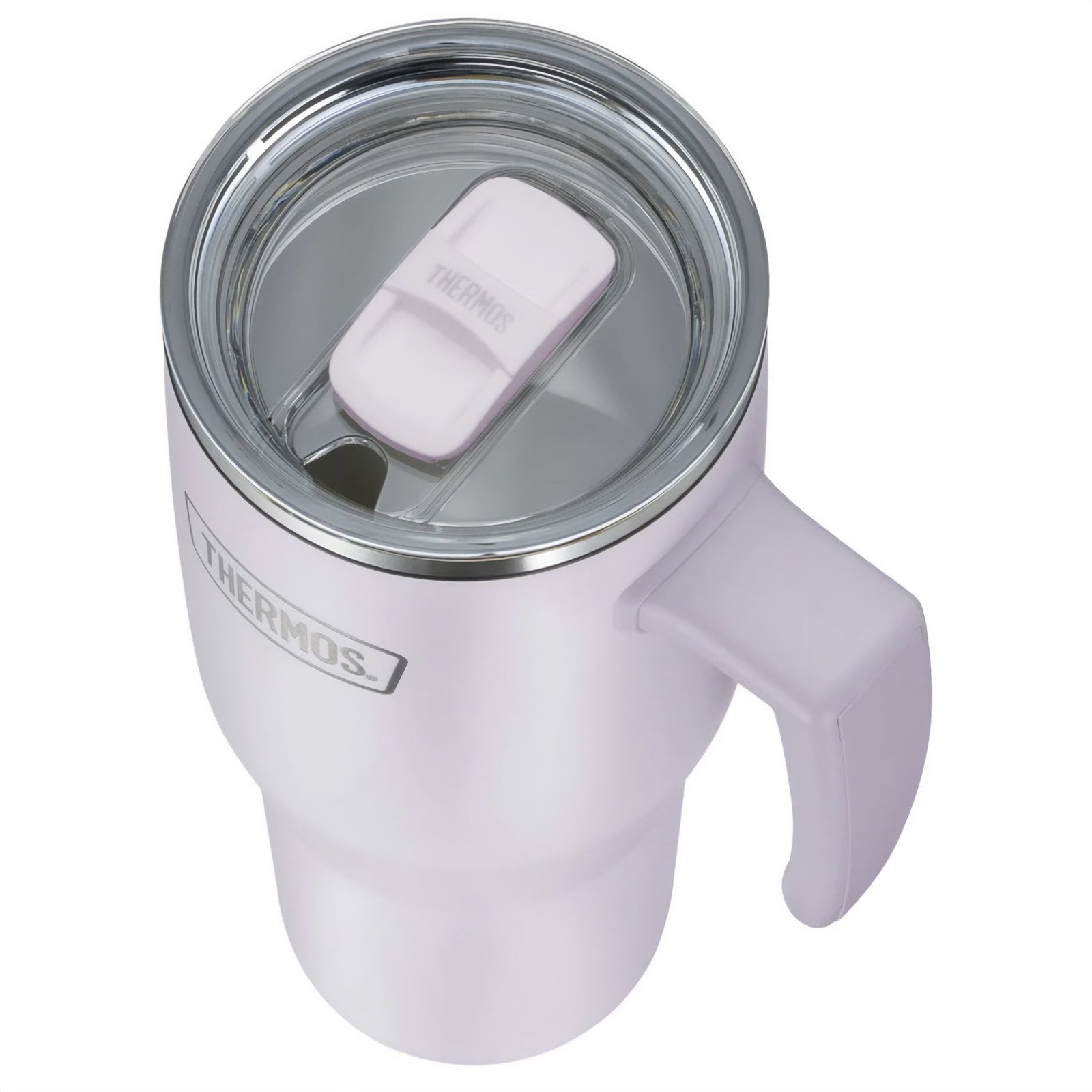 THERMOS Trinkbecher Refreshing Isolierbecher Trinkflasche Griff Strohhalm 1,1 L