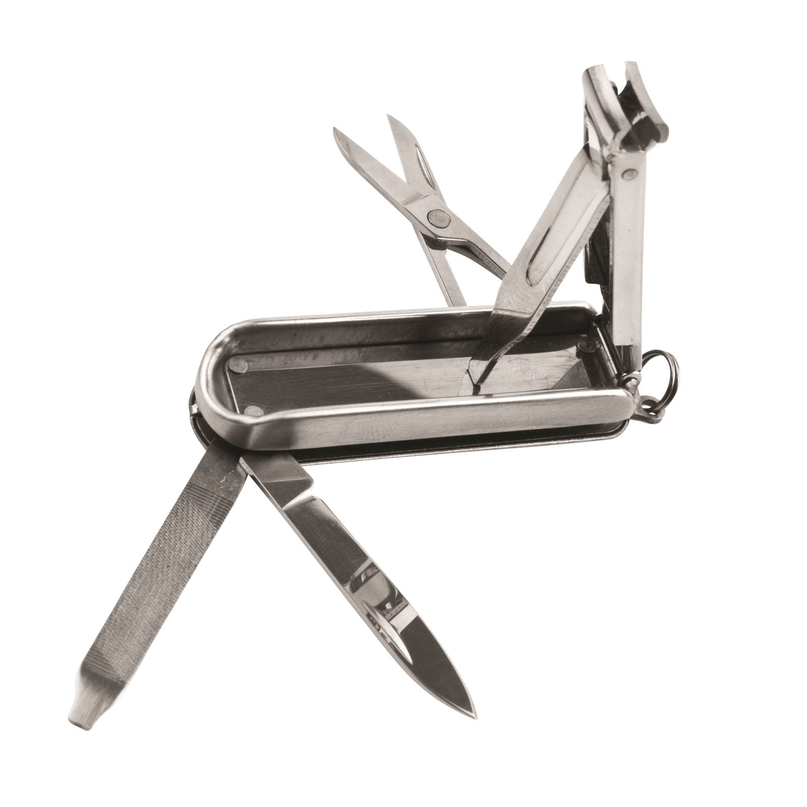 TRUE UTILITY NailClip Kit Nagelknipser Schlüsselanhänger Nagelpflege Nagelfeile
