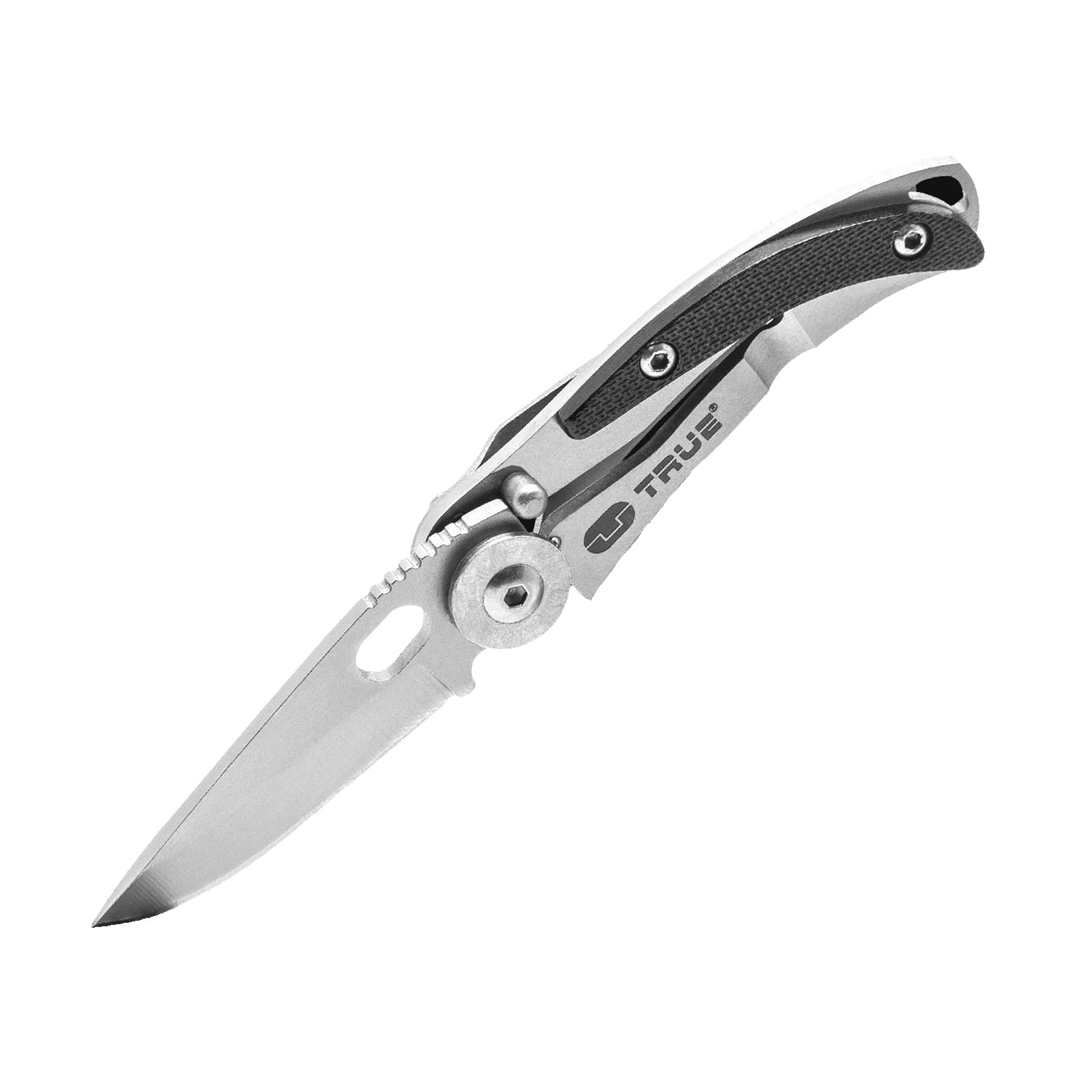 TRUE UTILITY Mini Multi Tool SkeletonKnife Taschenmesser Clip Schlüsselanhänger