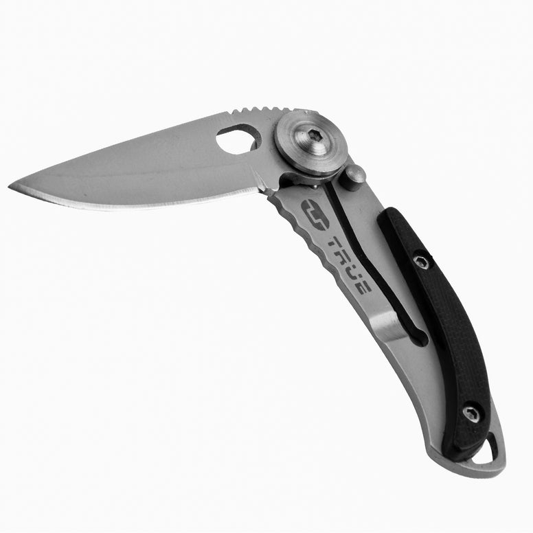 TRUE UTILITY Mini Multi Tool SkeletonKnife Pocket Knife Clip Keychain 