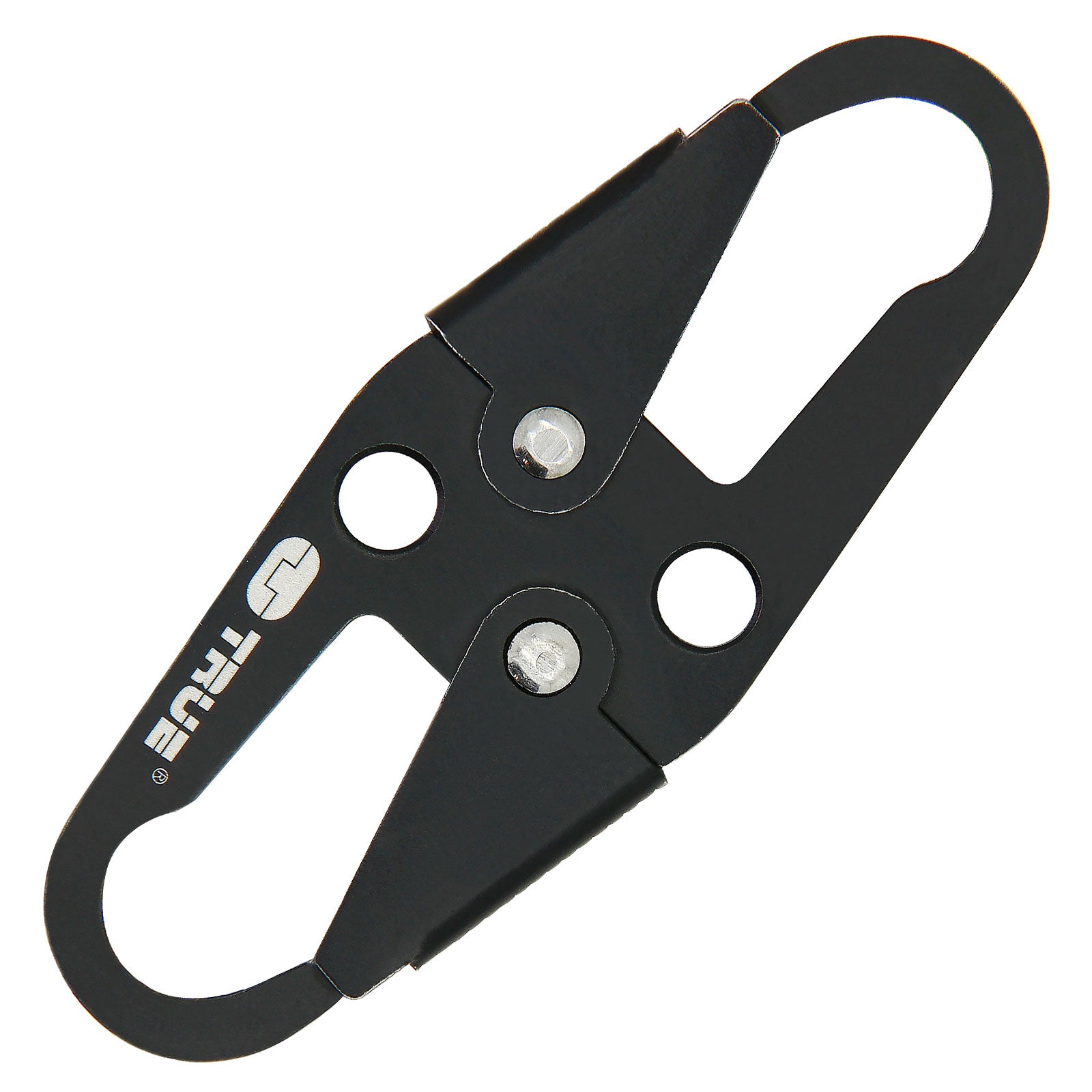TRUE UTILITY Connect DoubleTrap 2 Double Carabiner Hook Keychain